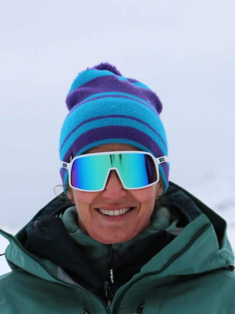 About Us Sally Lee Duffy glasses