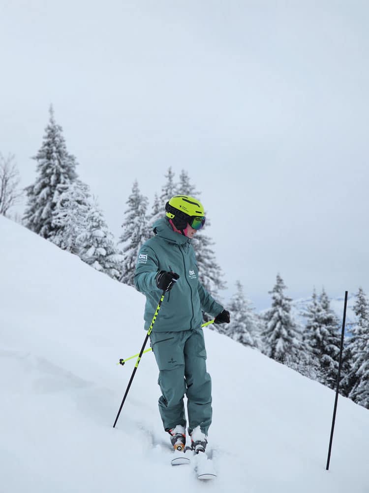 Maurice Duffy deciding if he has got enough layers on for today